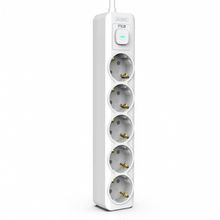 Inca IPW-44GB 5 Port Akım Korumalı 1.5 m Beyaz LED Tuşlu Priz