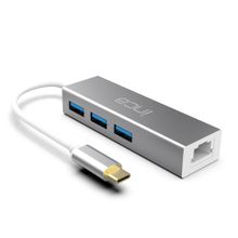 Inca ITPC-3T Type-C Girişli 4 Port USB 3.0 Ethernet RJ45 Çoklayıcı Hub
