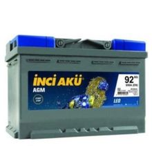 İnci 12V 95 Amper Agm Start-Stop Akü