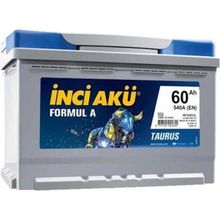 İnci Akü Formul A 12 V 60 Ah 540A Oto Aküsü