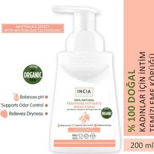 Incia %100 Doğal PH 3.8 Beyazlatma Etkili ve Koku Önleyici Vegan 200 ml Intim Yıkama Köpüğü