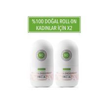 Incia Doğal Kadınlar İçin 2x50 ml Roll-On Deodorant