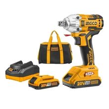 İngco ING-CIWLI2001 20V 2x2 Ah Li-ion 1/2 inç Kömürsüz Akülü Somun Sıkma Makinesi