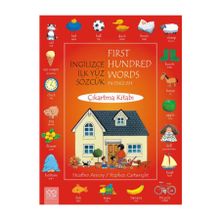 İngilizce İlk Yüz Sözcük Çıkartma Kitabı First Hundred Words in English - Heather Amery - Stephen Cartwright