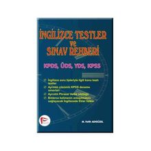 İNGİLİZCE TESTLER VE SINAV REHBERI KPDS, ÜDS, YDS, KPSS - M. FATIH ADIGÜZEL