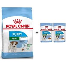 iniRoyal Canin M Puppy 4 kg Yavru Köpek Maması + 2 Adet Hediye Yaş Mama