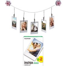 Instax Tüm Mini Makineler ile Uyumlu 20'li Film ve 5'li Resim Askısı
