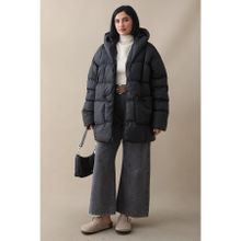Instyle Mona Siyah Salaş Şişme Mont