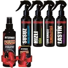 İnterwax 4x230 ml Oto Bakım Seti