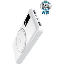 İntouch 10.000mAh Prime Wireless Powerbank Beyaz