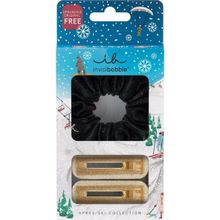 Invisibobble Set L Apres Ski Date 3pc - 2 Klipsli + 1 Kumaş Kaplı Saç Tokası - Standart