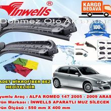 Inwells Alfa Romeo 147 2005-2009 Muz Silecek Takımı
