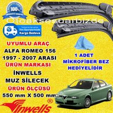 Inwells Alfa Romeo 156 1997-2007 Muz Silecek Takımı