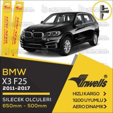 Inwells Bmw X3 2011-2017 F25 Muz Silecek Takımı