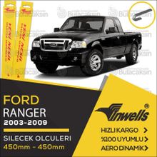 Inwells Ford Ranger 2003-2009 Muz Silecek Takımı