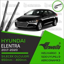 Inwells Hyundai Elantra 2017-2020 Hibrit Silecek Takımı