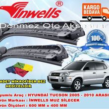 Inwells Hyundai Tucson 2005-2010 Muz Silecek Takımı