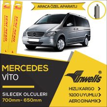 Inwells Mercedes Vito 2006 2014 Ön Muz Silecek Takımı