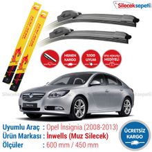 Inwells Opel Insignia 2008-2016 60x45 Muz Silecek Takımı