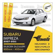 Inwells Subaru Impreza Muz 2007-2011 Silecek Takımı
