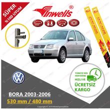 Inwells Volkswagen Bora 2003-2006 Muz Silecek Takımı
