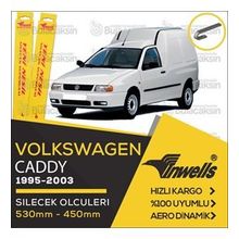 Inwells Volkswagen Caddy Muz 1995-2003 Silecek Takımı