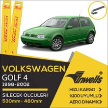 Inwells Volkswagen Golf 4 1998-2002 Silecek Takımı