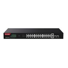 IP-COM G1128-24-410W 24 Port Gigabit 2 Uplink 2-SFP 370 W Tam POE Rack Monut Switch