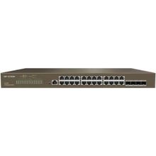 IP-COM G3328F 24 Port Gigabit + 4X1GB SFP Uplink L2 Cloud Yönetilebilir Rackmount Switch