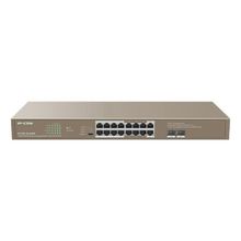 IP-COM IP-G3318P-16-250W 16 Port Gigabit 2-SFP 250 W Ful PoE Cloud Yönetilebilir Rack Mount Switch