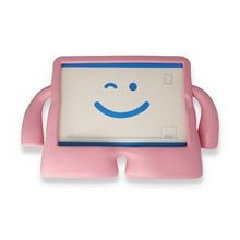 iPad Pro 11 2021 Karakter Silikon - Açık Pembe Tablet Kılıfı