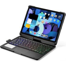 iPad Pro 11 2021 Magic Dönen Klavyeli - Siyah Tablet Kılıfı