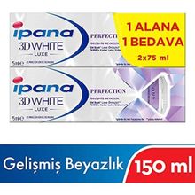 İpana 75+75 ml 2'li Paket 3 Boyutlu Beyazlık Luxe Perfection Diş Macunu