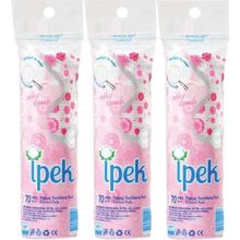İpek 3x70 Adet Makyaj Temizleme Pedi