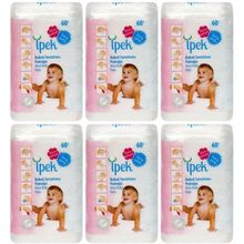 İpek 60'li 6 Paket Bebek Temizleme Pamuğu