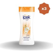 İpek Orkide Özlü Normal Saçlar İçin 3x480 ml Şampuan