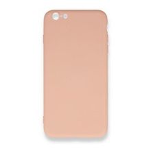 iPhone 6 Plus Nano içi Kadife Silikon - Pudra Cep Telefonu Kılıfı