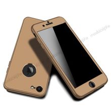 İphone 7-8 360 Derece Slim Premium Gold Silikon Kılıf