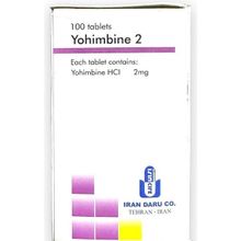 Iran Daru Co. Yohimbine HCl 2 mg 100 Tablet