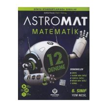 İrrasyonel Yayınları 6. Sınıf Astromat Matematik 12 li Yeni Nesil Deneme