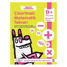 İş Bankası Yayınları +9 Yaş Ödeve Yardımcı Çıkartmalı Matematik Tekrarı