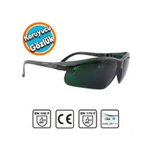 Is Guvenlik Kaynak Gozlugu Lazer Uv Kaynakci Capak Koruyucu Gozluk S900 Siyah