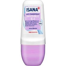 Isana İz Bırakmayan Özel Formül 48 Saate Kadar Etkili 50 ml Invisible Deodorant Roll On