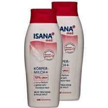 İsana Med %10 Üre İçerikli Çok Hassas Cilt 2x250 ml Vücut Sütü