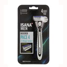 Isana Men Krom ve Teflon Kaplı Oynar Başlı Hassas Ciltler İçin Tıraş Bıçağı