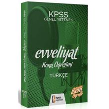 İsem Yayıncılık 2020 Kpss Evveliyat Türkçe Konu Öğretimi