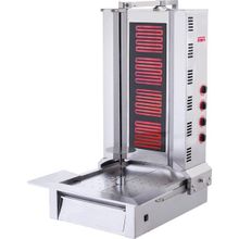 Işıkgaz Silverinox Elektrikli 4 Radyanlı Alttan Motorlu Döner Ocağı