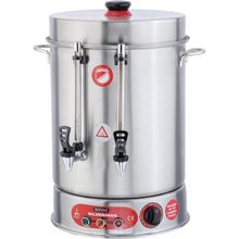 Işıkgaz Silverinox Metal Musluklu Ses İkazlı 80 Bardak Çay Makinesi