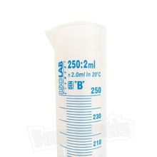 İsolab 250 ml Mavi Skala Plastik Mezür