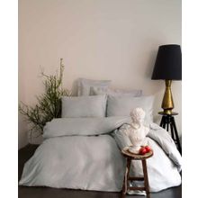 Issimo Home Pamuk Saten Simply Gri Çift Kişilik Nevresim Takımı